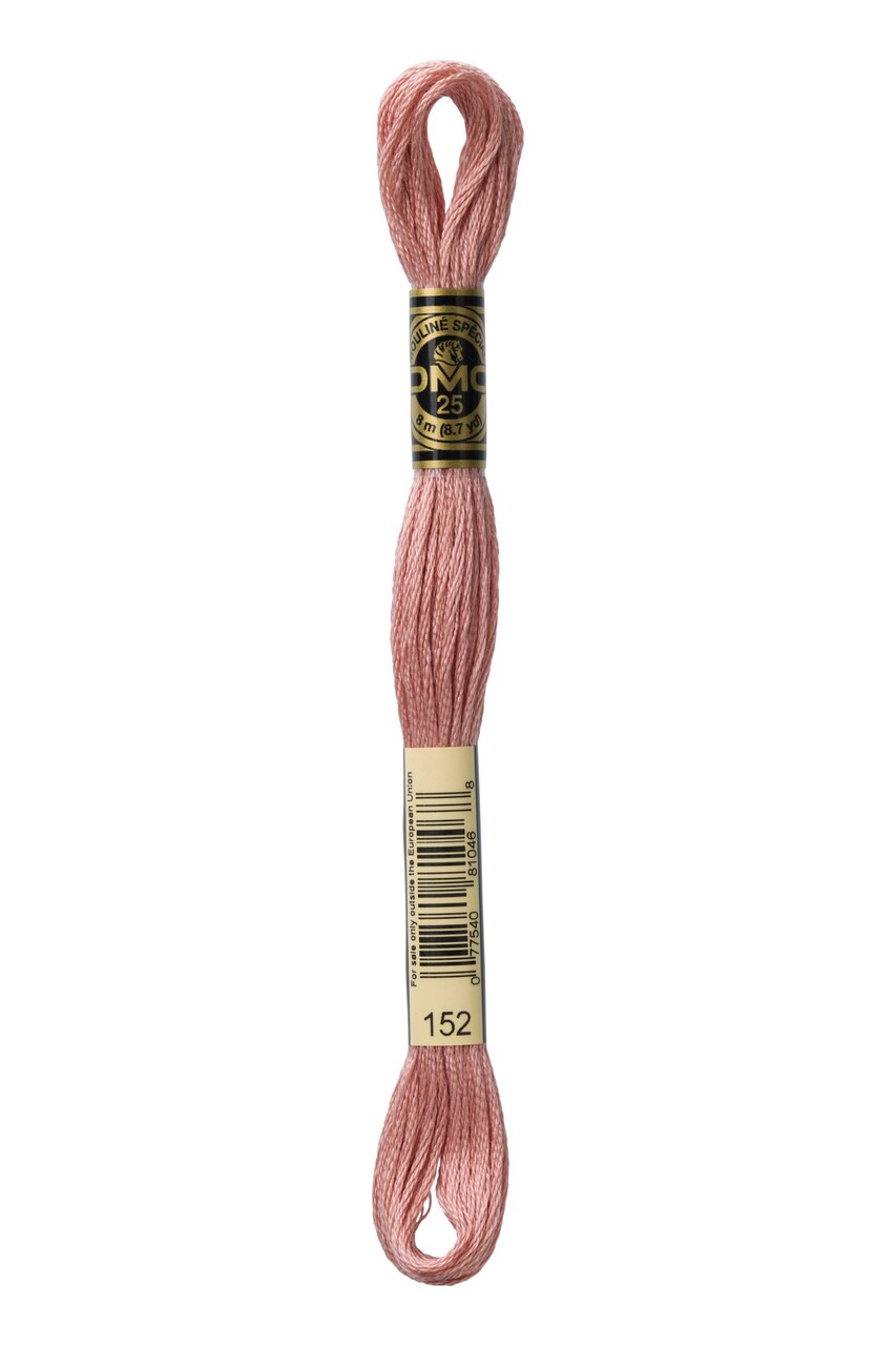 DMC® - 152 -- (Medium Light Old Pink)-- Six-Strand Embroidery Floss Skein